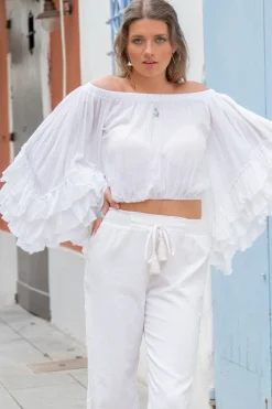 Top Flair White
