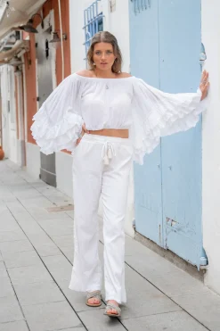 Top Flair White