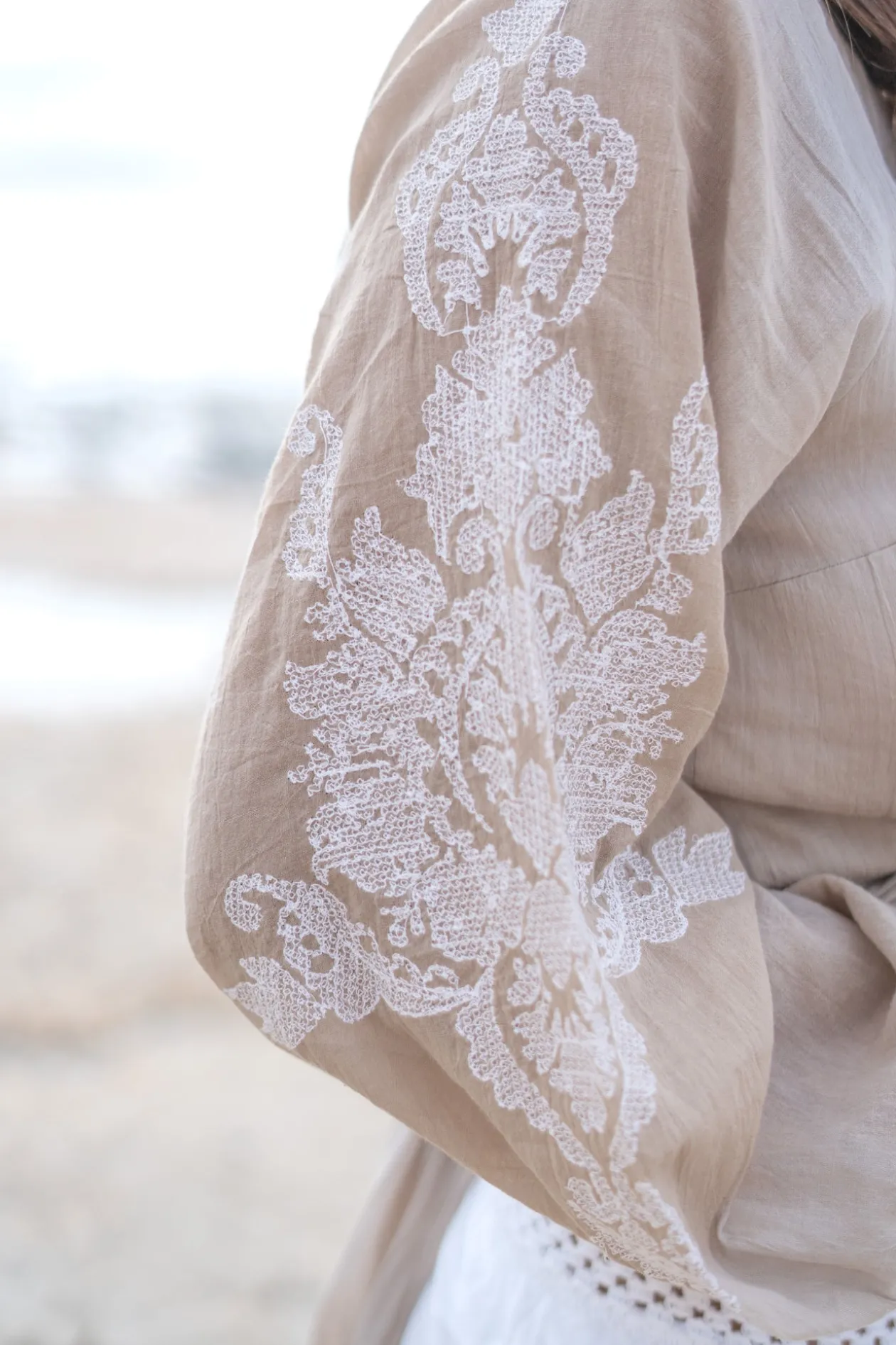 Top Sergio Cuenca Light Taupe
