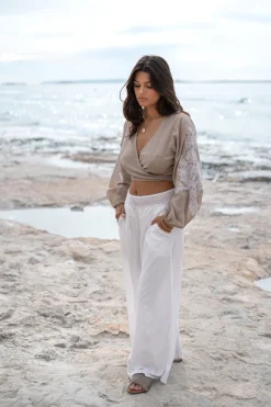 Top Sergio Cuenca Light Taupe