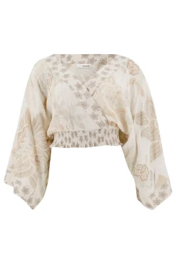 Top Zoia Flower Ivory