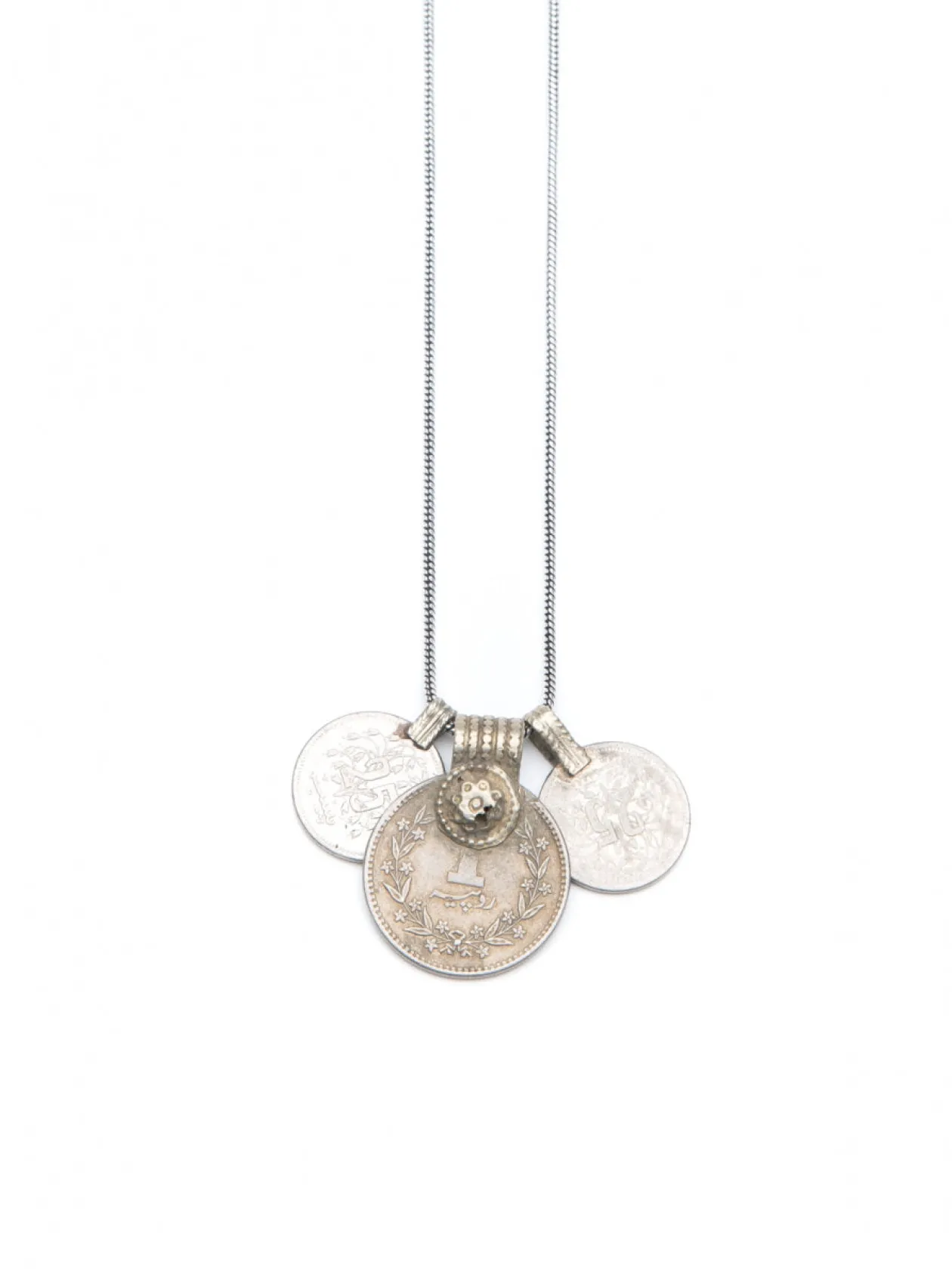 Tripple Coin Necklace - 65CM