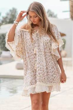Tunic Ana Leopard Natural