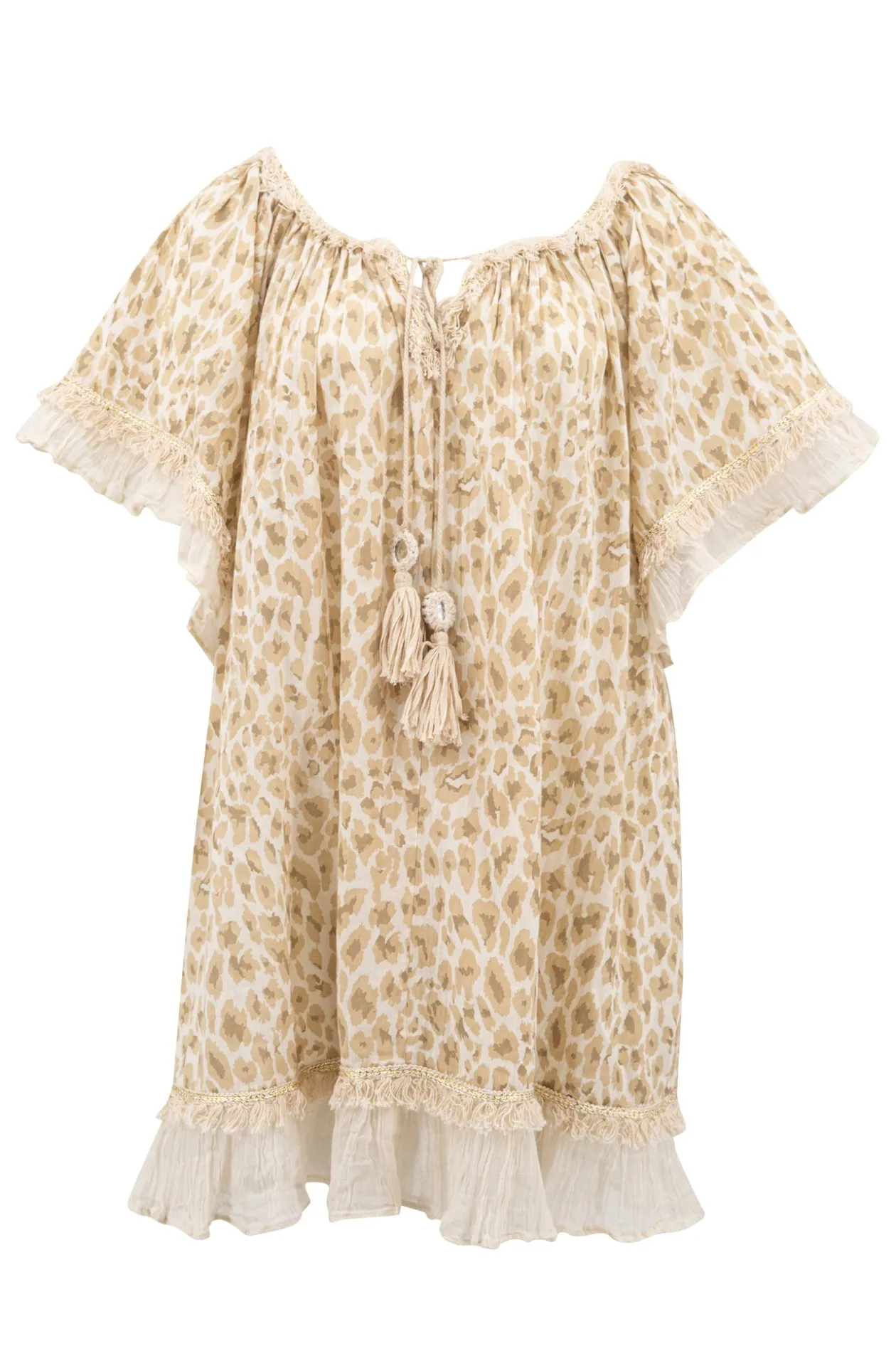 Tunic Ana Leopard Natural