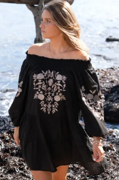 Tunic Elena Bordado Black