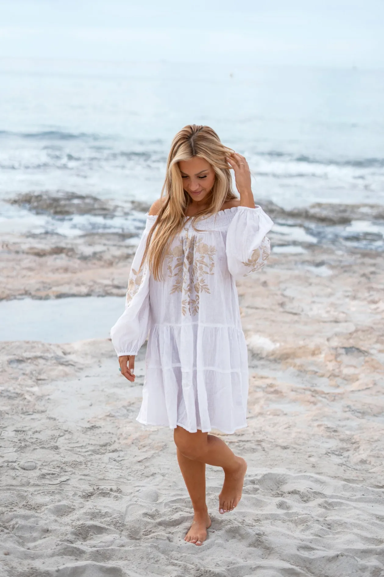 Tunic Elena Bordado White