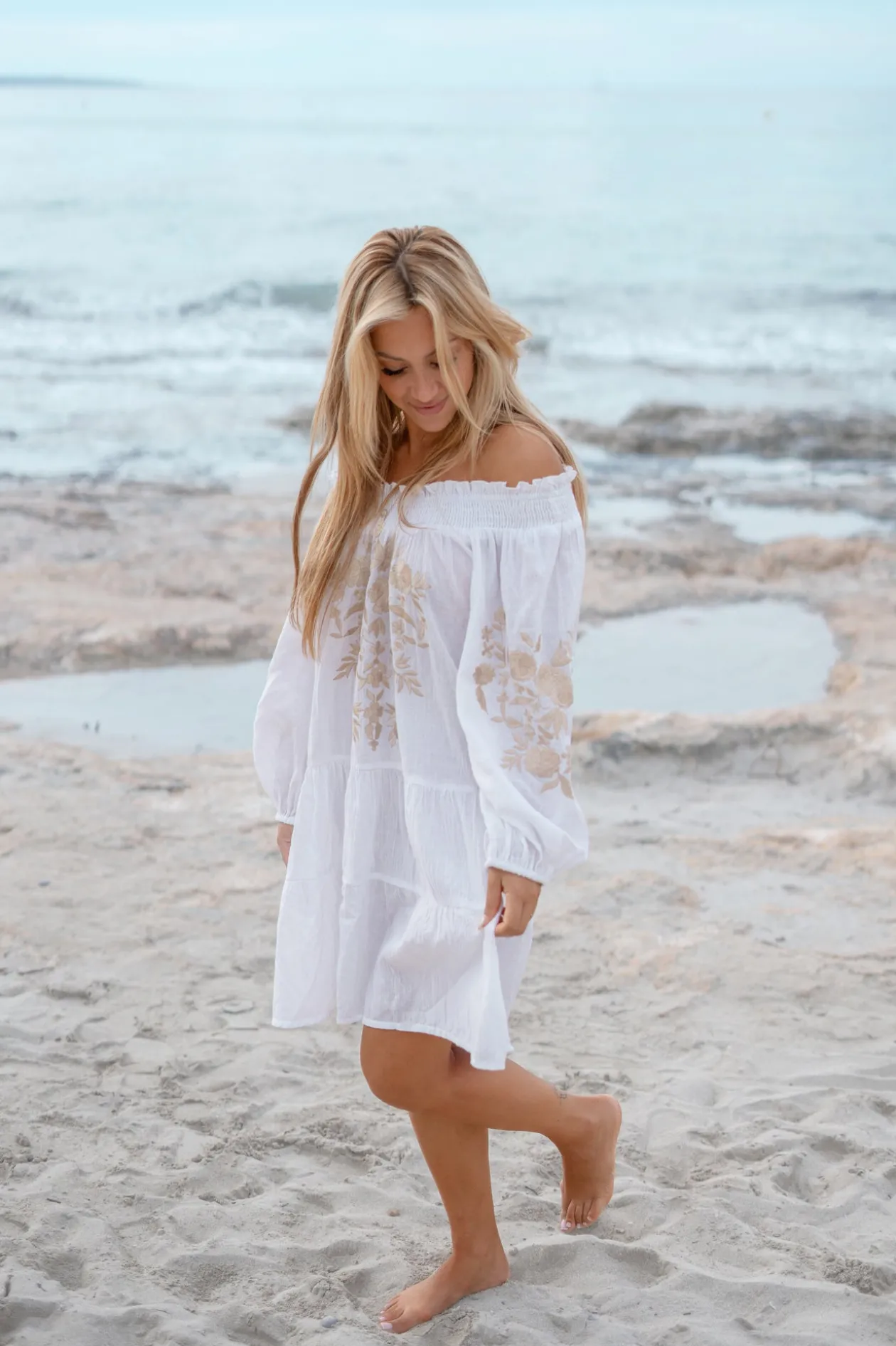 Tunic Elena Bordado White