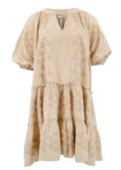 Tunic Ida Cuadros Sand