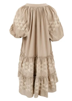 Tunic Ida Cuadros Taupe