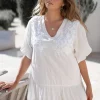 Tunic Melina Navarra Ivory