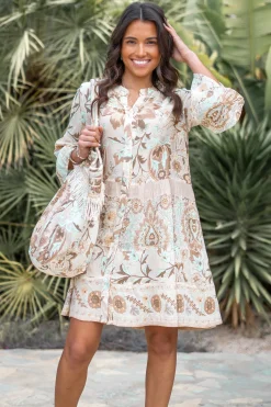 Tuniek Alise Flower Natural