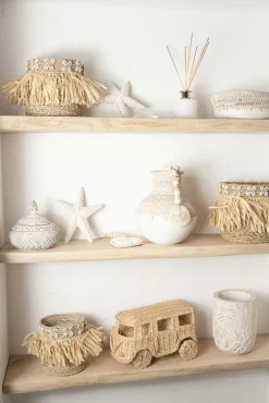 Vase Kayu Off White