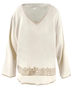 V-neck Shirt Raf Ivory