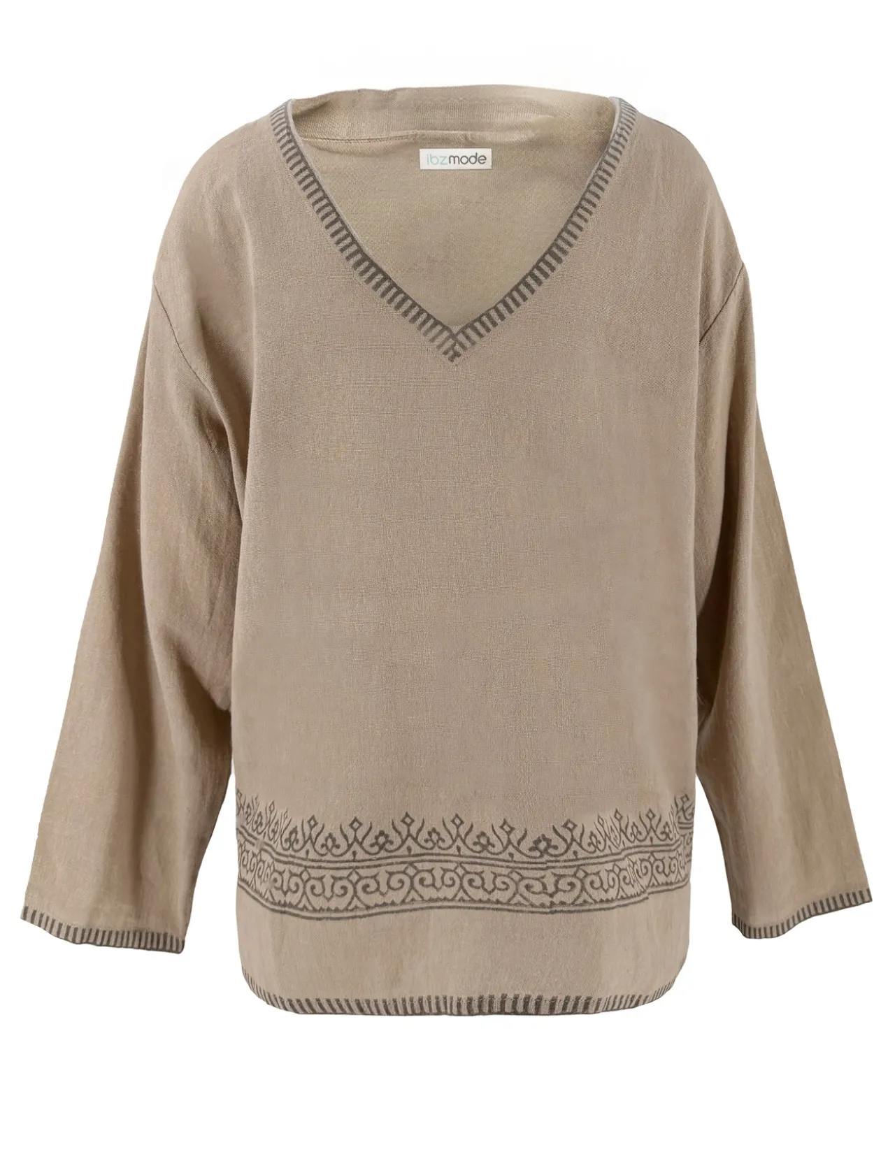 V-neck Shirt Raf Sand