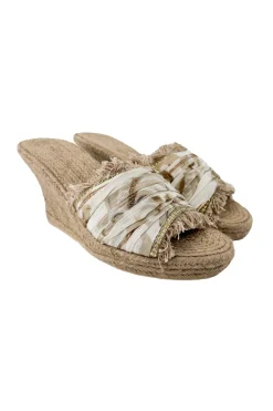 Wedge Inessa Baroque Ivory print