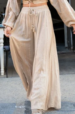 Wide Pants Emika Light Taupe