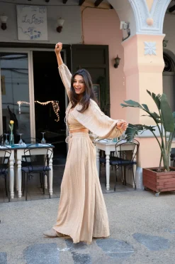 Wide Pants Emika Light Taupe