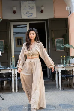 Wide Pants Emika Light Taupe