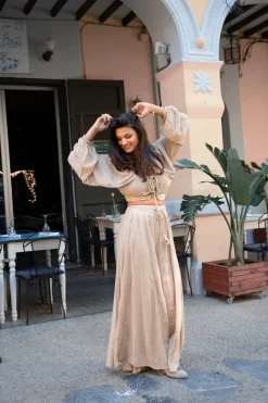 Wide Pants Emika Light Taupe