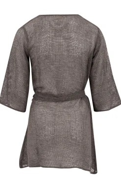 Wrap Dress Deya Dark Anthracite