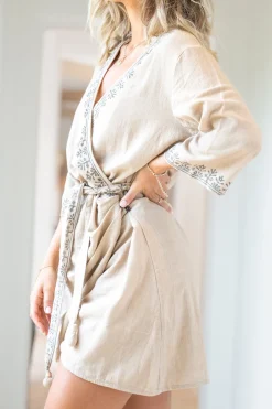 Wrap Dress Soof Scorva Sand