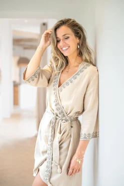 Wrap Dress Soof Scorva Sand