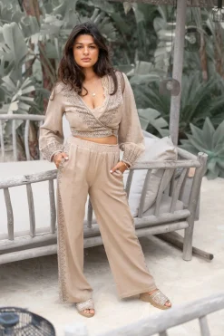 Wrap Top Adri Scorva Sand
