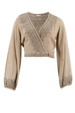 Wrap Top Adri Scorva Sand