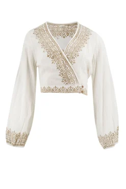 Wrap Top Adri Scorva White