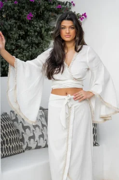 Wrap Top Garcia Ivory