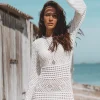 Zayn Ajour Summer Dress Off White