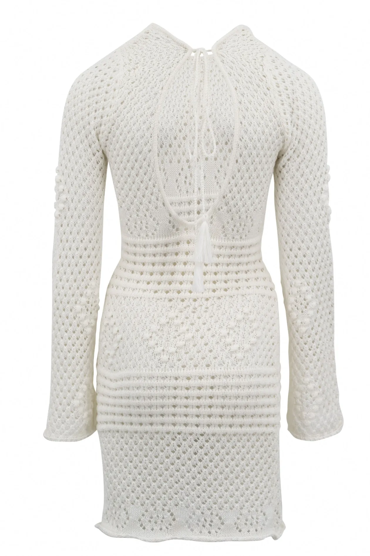 Zayn Ajour Summer Dress Off White