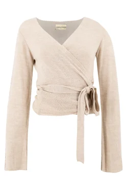 Zoey Knitted Wrap Top